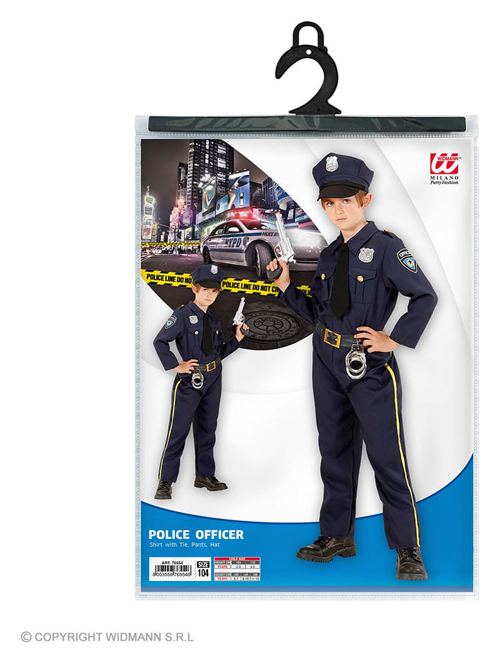 Carnival Party 3-częściowy kostium w kolorze granatowym rozmiar: 158