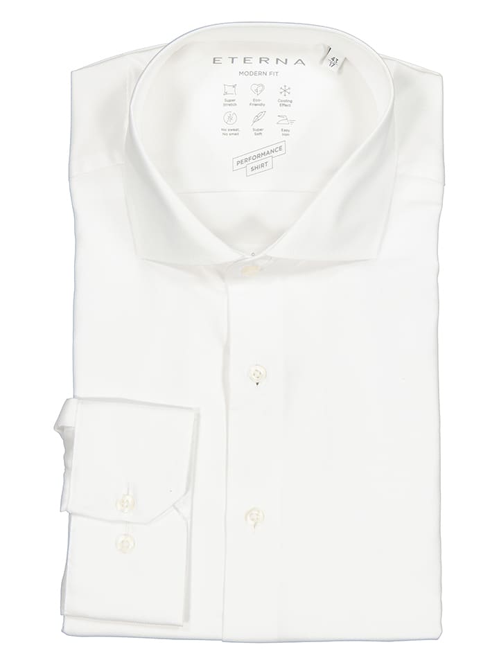 Eterna Koszula - Modern fit - w kolorze białym rozmiar: 48