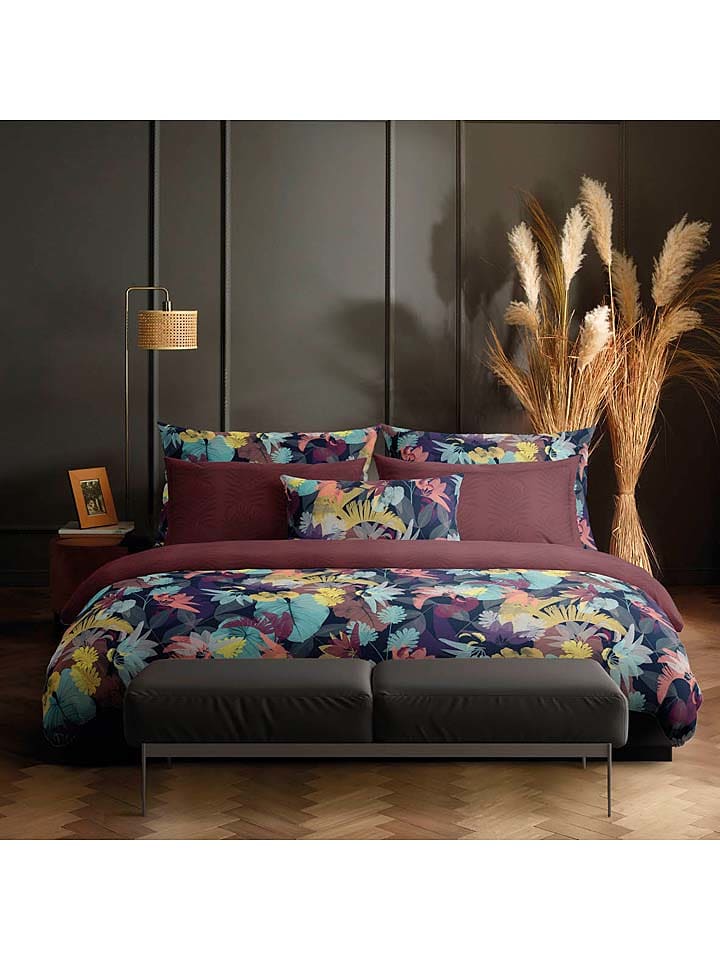 CXL by Christian Lacroix Satynowa poszewka w kolorze fioletowym na poduszkę rozmiar: 43x210 cm