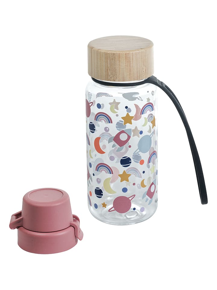 Kindsgut Bidon "Space" w kolorze jasnoróżowym - 400 ml rozmiar: onesize