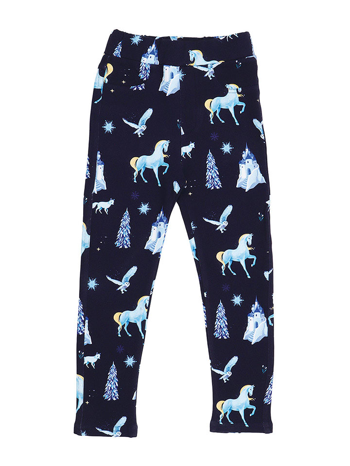 Walkiddy Legginsy w kolorze granatowym rozmiar: 110