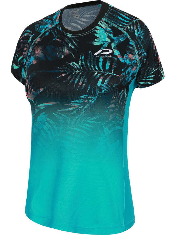 Protective Koszulka kolarska "Greenthumb" w kolorze turkusowym rozmiar: 44