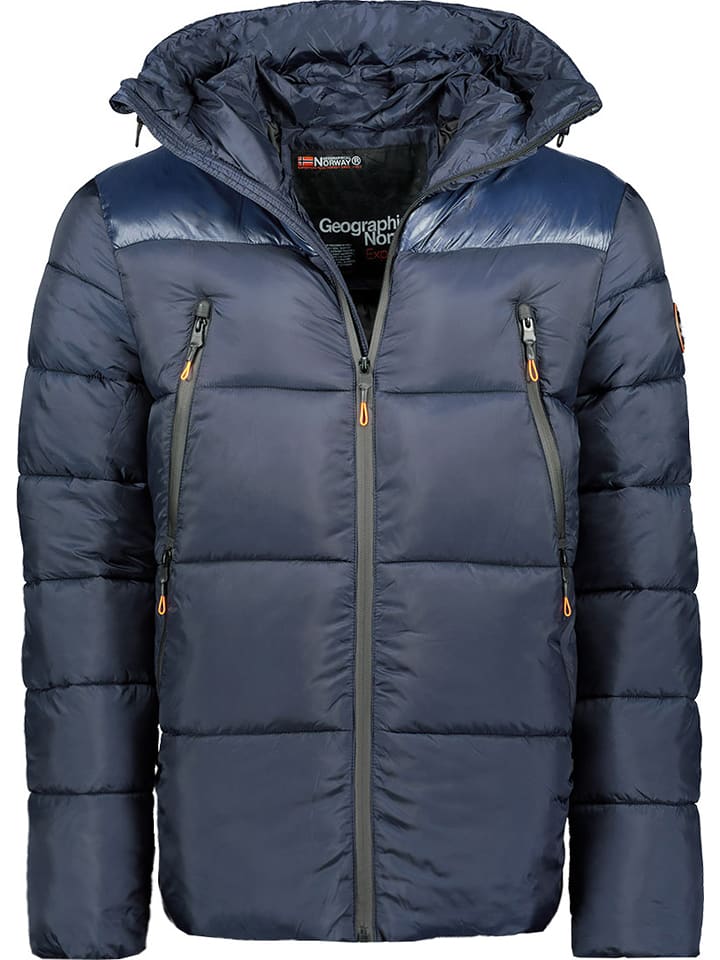 Geographical Norway Kurtka zimowa "Bayou" w kolorze granatowym rozmiar: XL