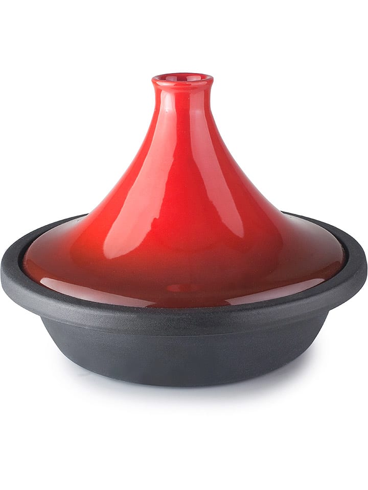 Ibili Tajine w kolorze czerwono-czarnym - Ø 32 cm rozmiar: onesize