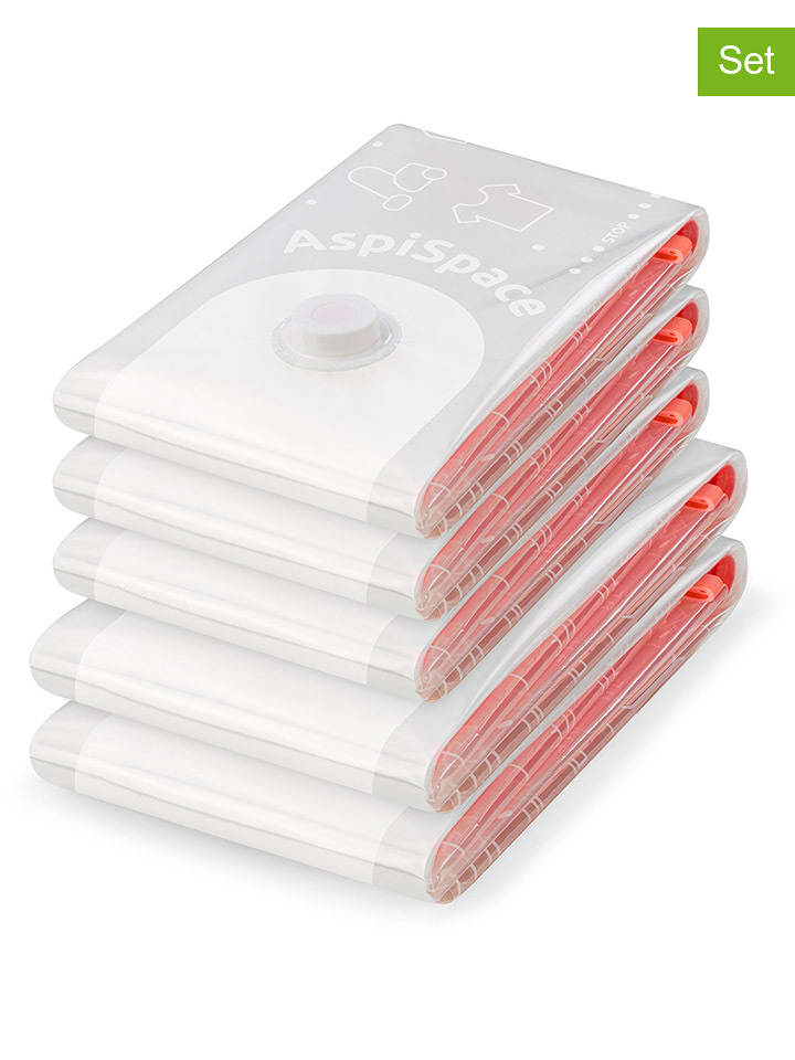 Compactor Worki próżniowe (5 szt.) w kolorze białym rozmiar: onesize