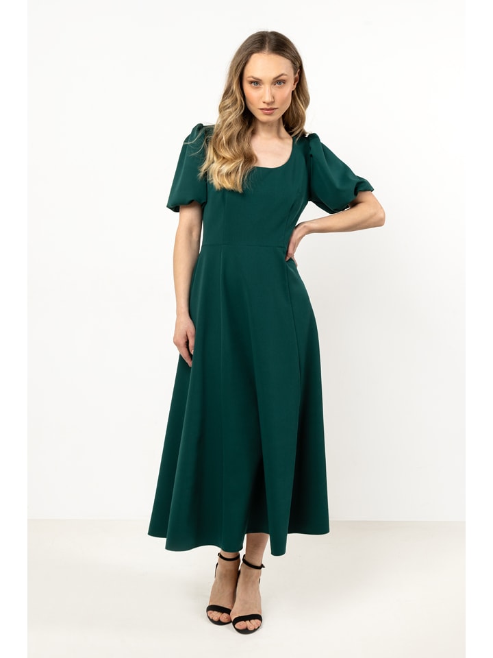 Awama Sukienka w kolorze zielonym rozmiar: XL
