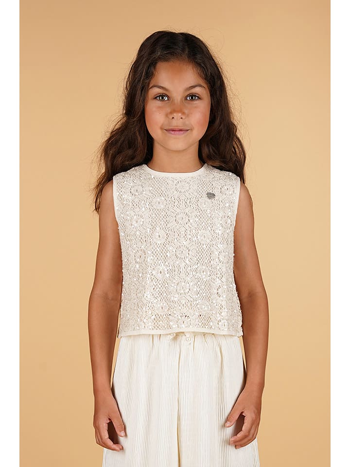 Le Chic Top "Enig" w kolorze kremowym rozmiar: 152