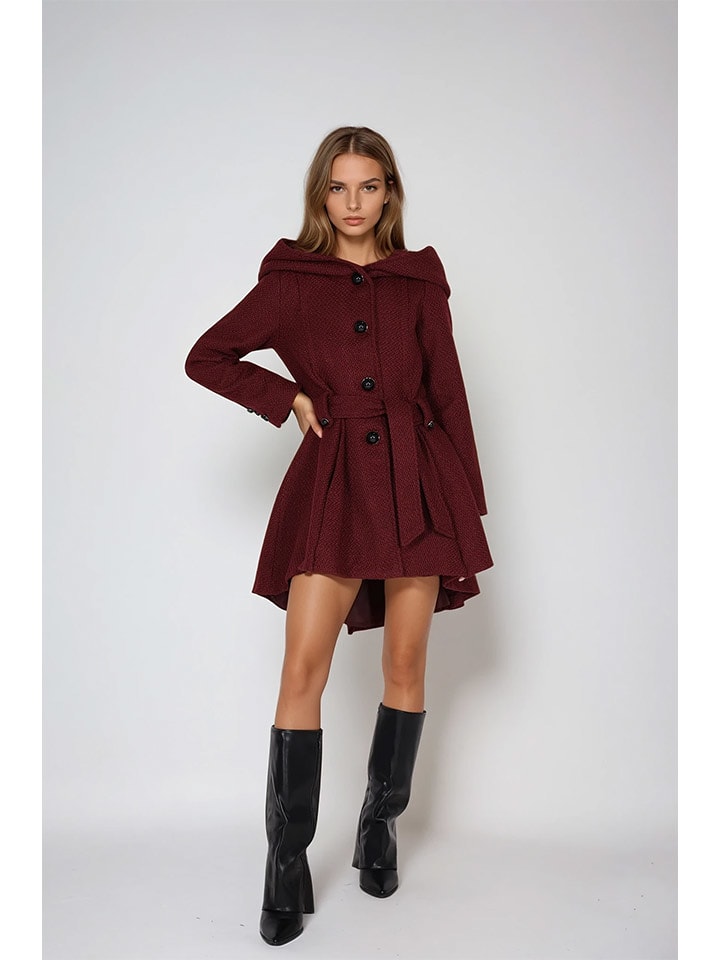 Steve Madden Płaszcz przejściowy w kolorze czerwonym rozmiar: M