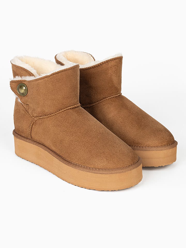 Blackfield Botki zimowe "Cayuga" w kolorze jasnobrązowym rozmiar: 37