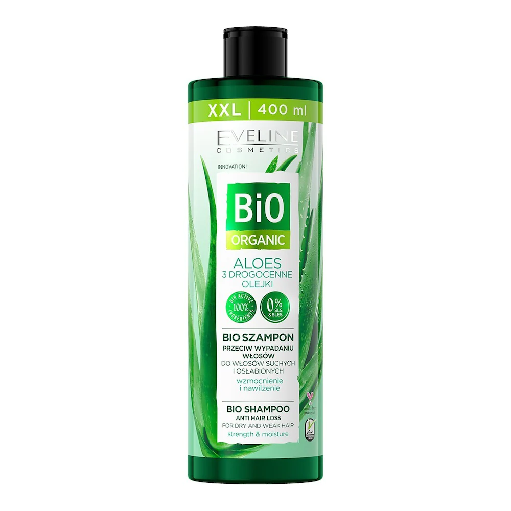 Eveline Cosmetics Eveline Cosmetics Bio Organic Szampon przeciw wypadaniu włosów haarshampoo 400.0 ml