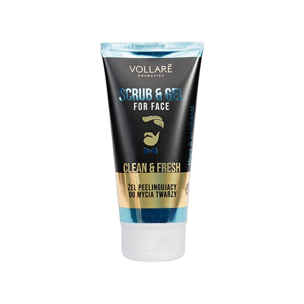 Vollare Cosmetics Vollare Cosmetics Peelingujący Żel Do Mycia Twarzy Dla Mężczyzn gesichtsgel 150.0 ml