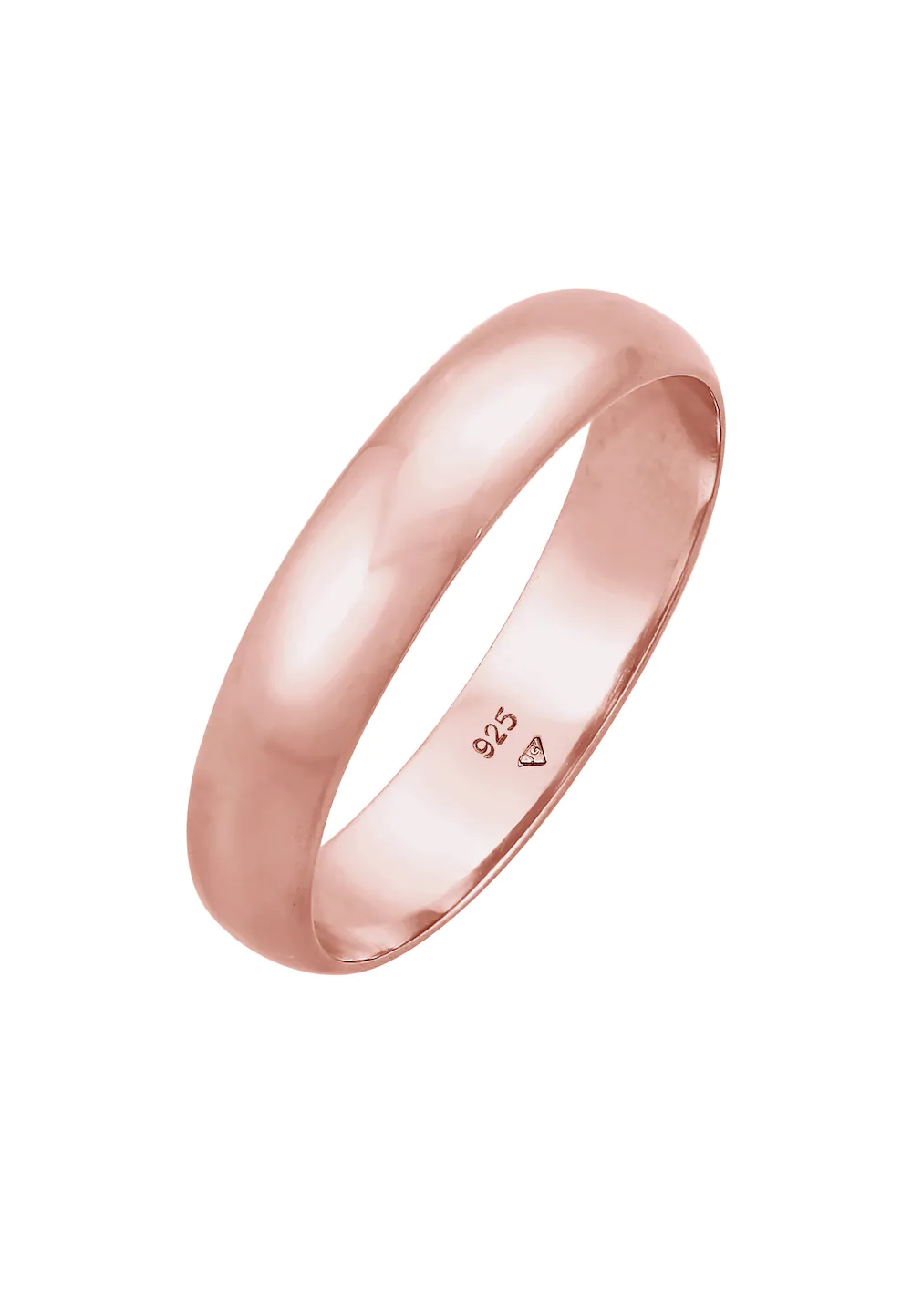 Elli Elli Elli Pierścień Damska obrączka gładka Classic w srebrze próby 925 Sterling Silver ring 1.0 pieces