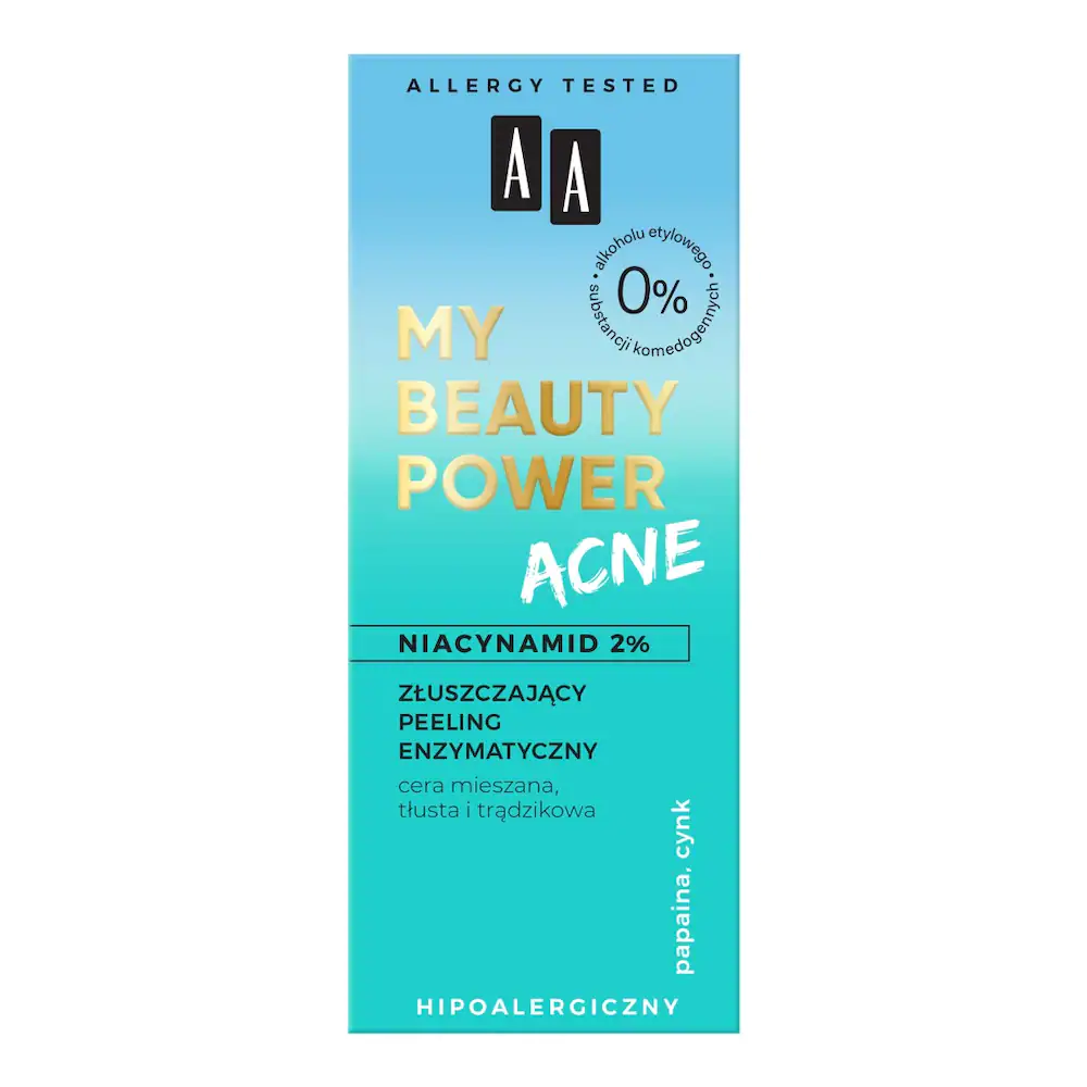 AA AA My Beauty Power Acne złuszczający peeling enzymatyczny 40.0 ml