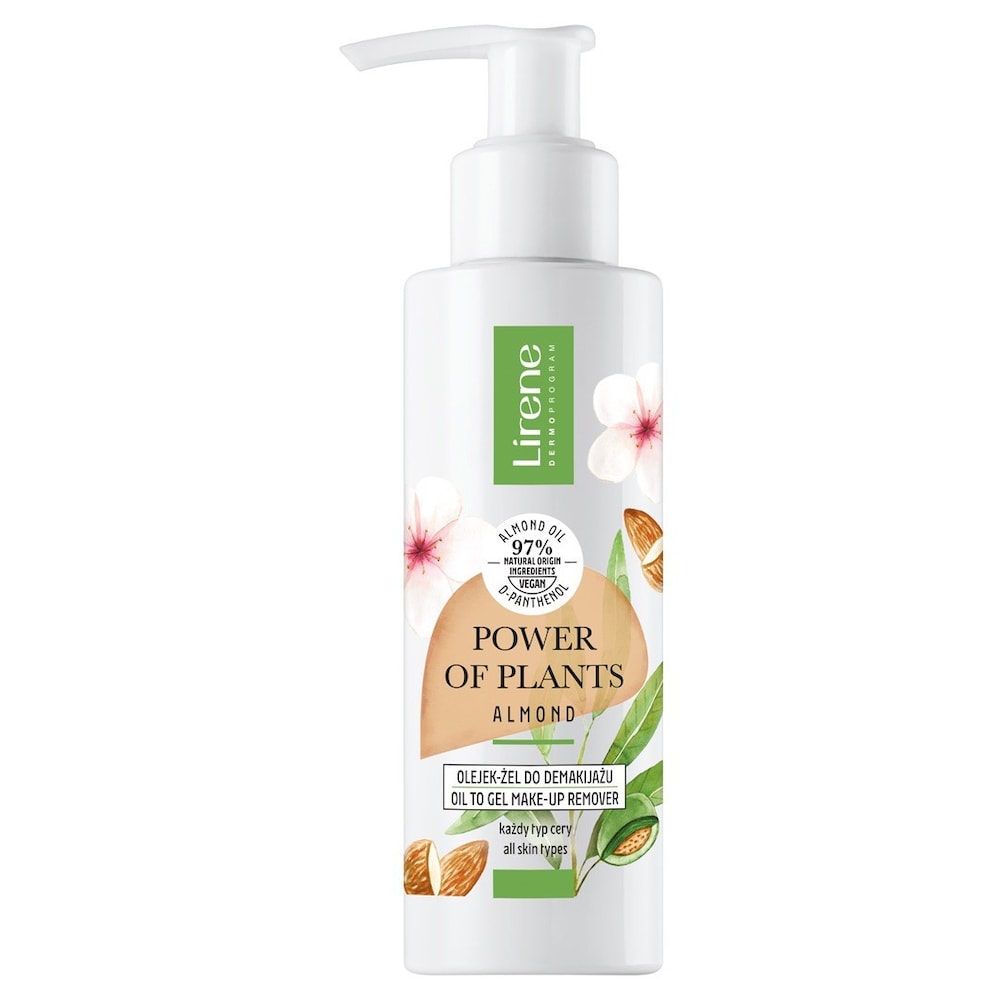 Lirene Lirene POWER OF PLANTS Olejek-żel do demakijażu MIGDAŁ reinigungsoel 145.0 ml
