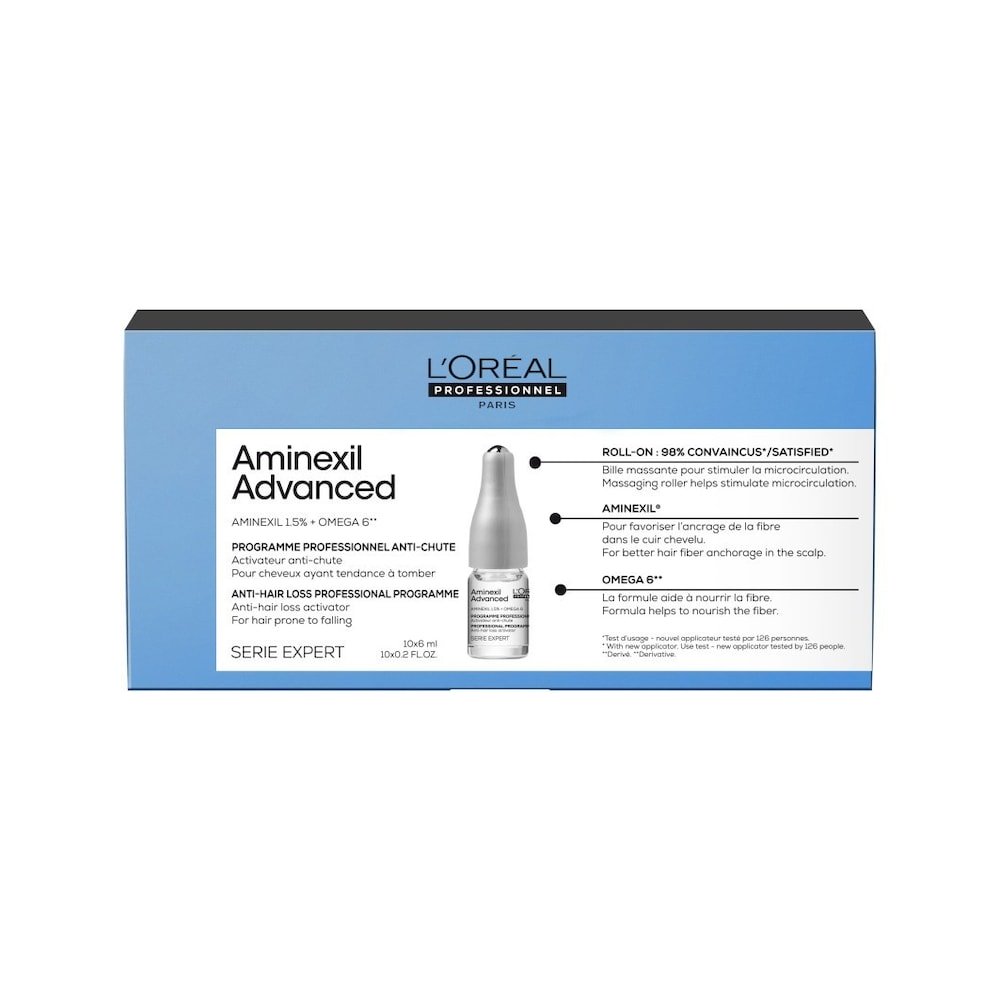 L´Oréal Professionnel Paris L´Oréal Professionnel Paris Aminexil Advanced. Ampułki Aminexil 10*6 ml kopfhautpflege 60.0 ml