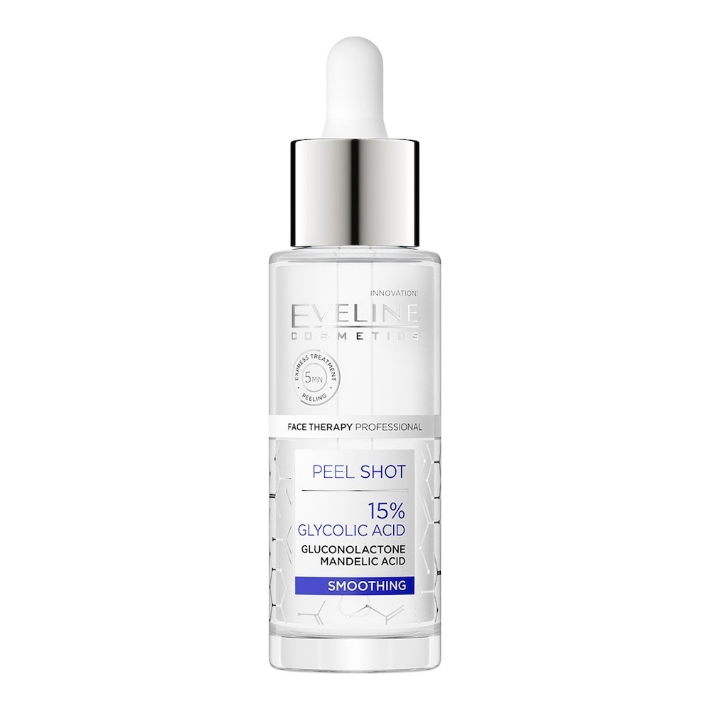 Eveline Cosmetics Eveline Cosmetics Peel Shot Kuracja peelingująca, 15% kwas glikolowy gesichtspeeling 30.0 ml