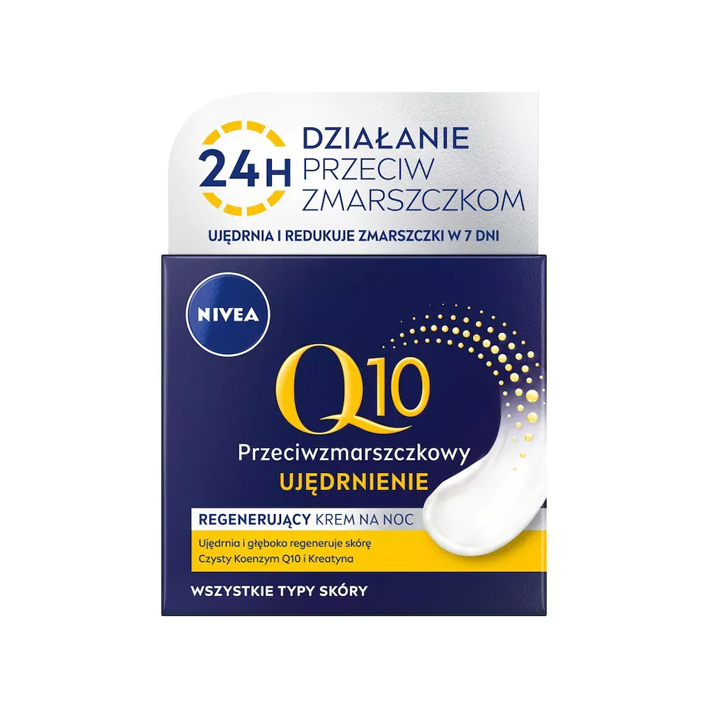 NIVEA NIVEA Q10 UJĘDRNIENIE Przeciwzmarszczkowy krem do twarzy na noc gesichtscreme 50.0 ml