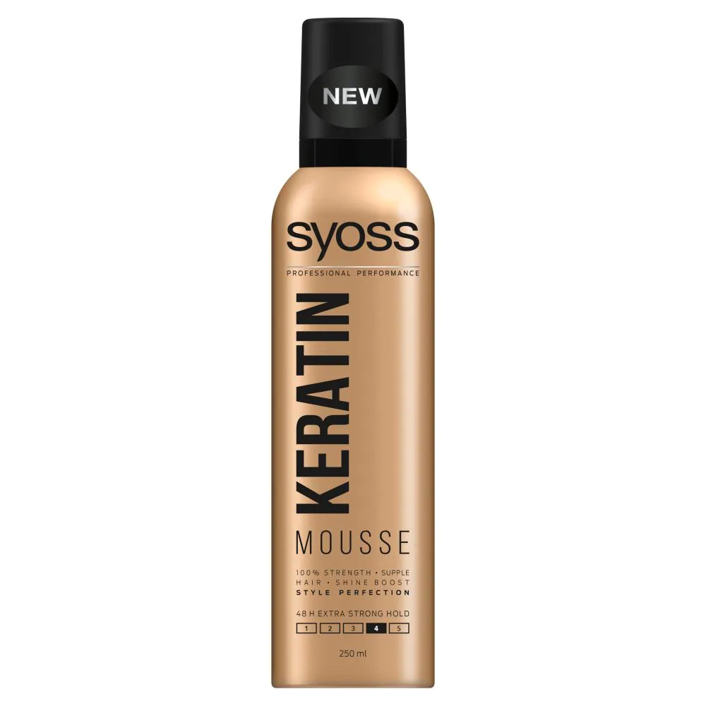 syoss syoss Keratyna pianka do włosów mocne utrwalenie haarspray 250.0 ml