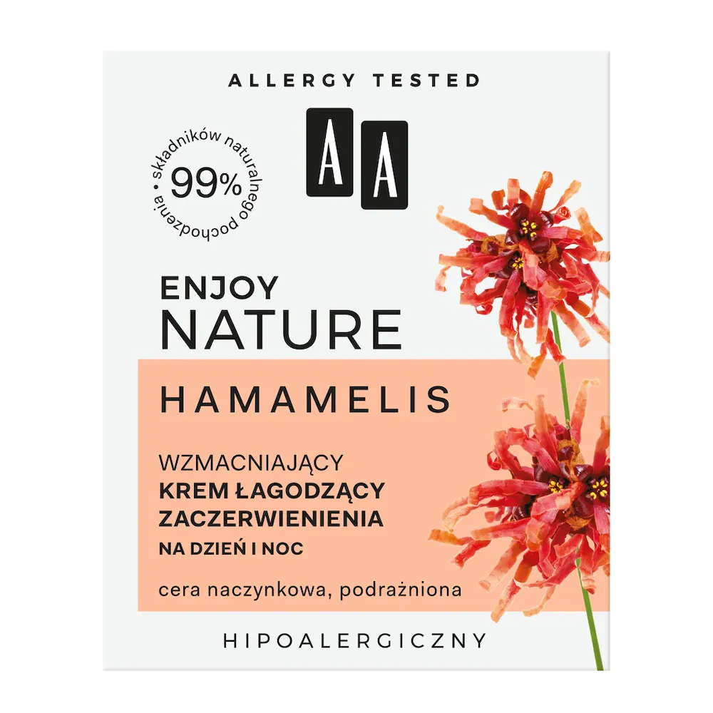 AA AA Enjoy Nature wzmacniający krem łagodzący zaczerwienienia dzień/noc 50.0 ml