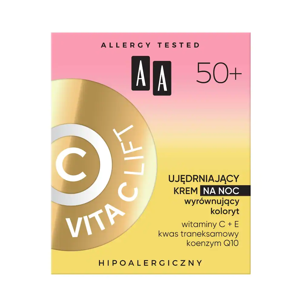 AA AA Vita C Lift 50+ ujędrniający krem na noc wyrównujący koloryt 50.0 ml
