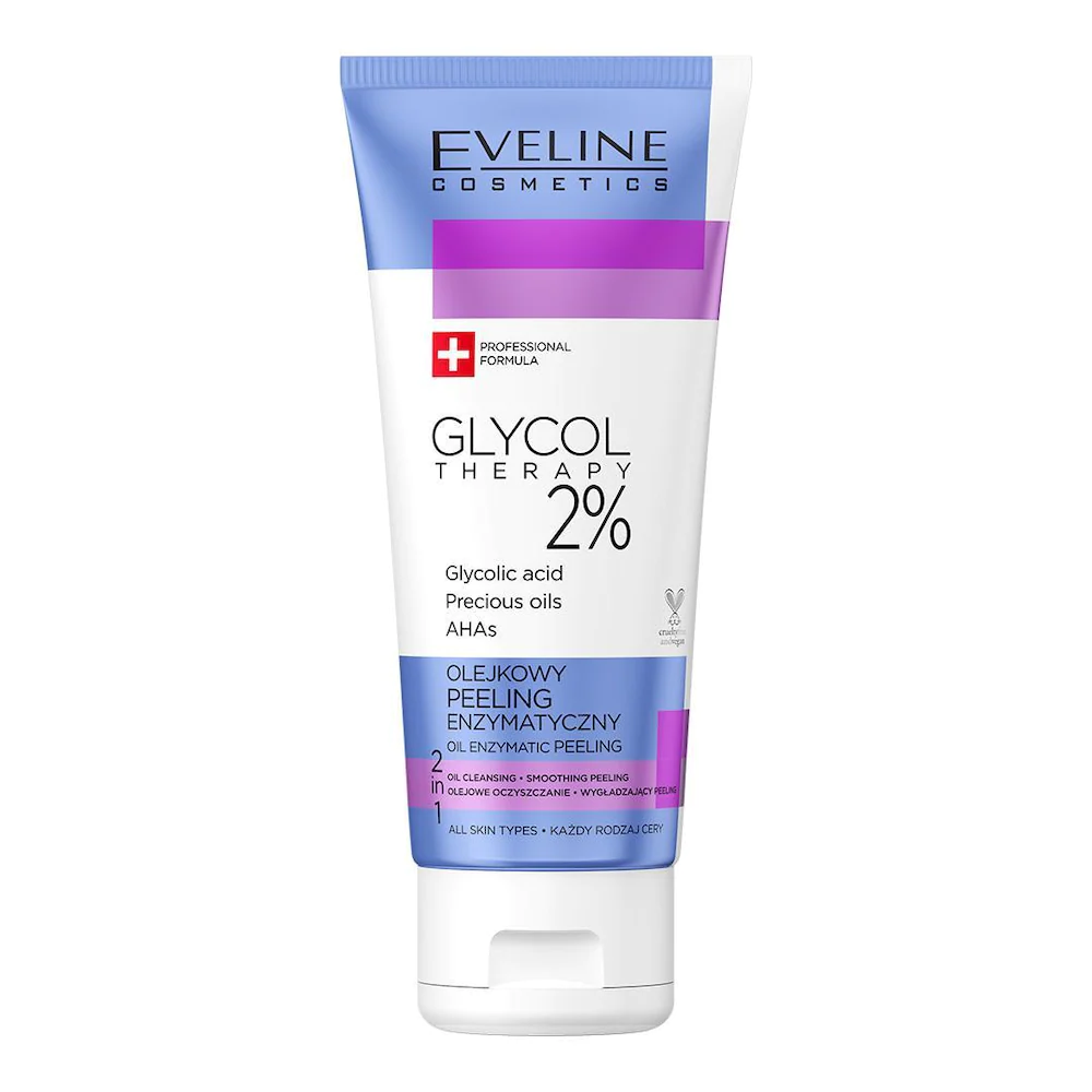 Eveline Cosmetics Eveline Cosmetics Glycol Theraphy 2% Olejkowy peeling enzymatyczny gesichtspeeling 100.0 ml