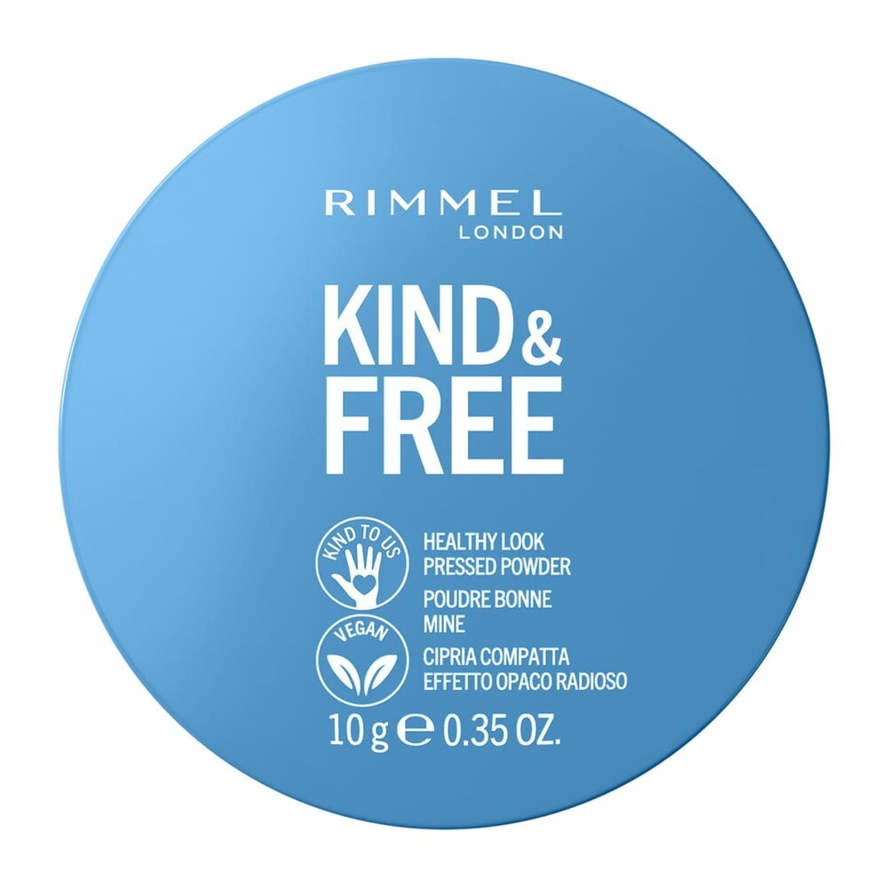 Rimmel London Kind & Free Rimmel London Kind & Free KIND&FREE - wegański puder prasowany nr 20 Light puder 10.0 g