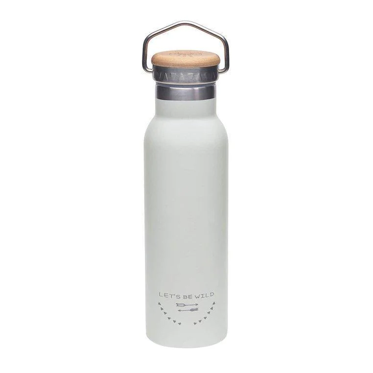 Lassig Lassig Butelka - termos ze stali nierdzewnej 460 ml Adventure grey trinkflasche 460.0 ml