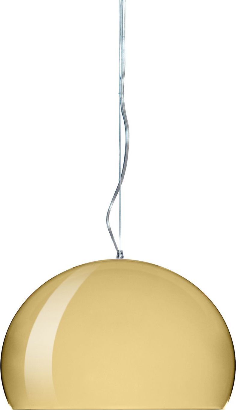 Lampa Fly Small nieprzezroczysta metalizowana złota