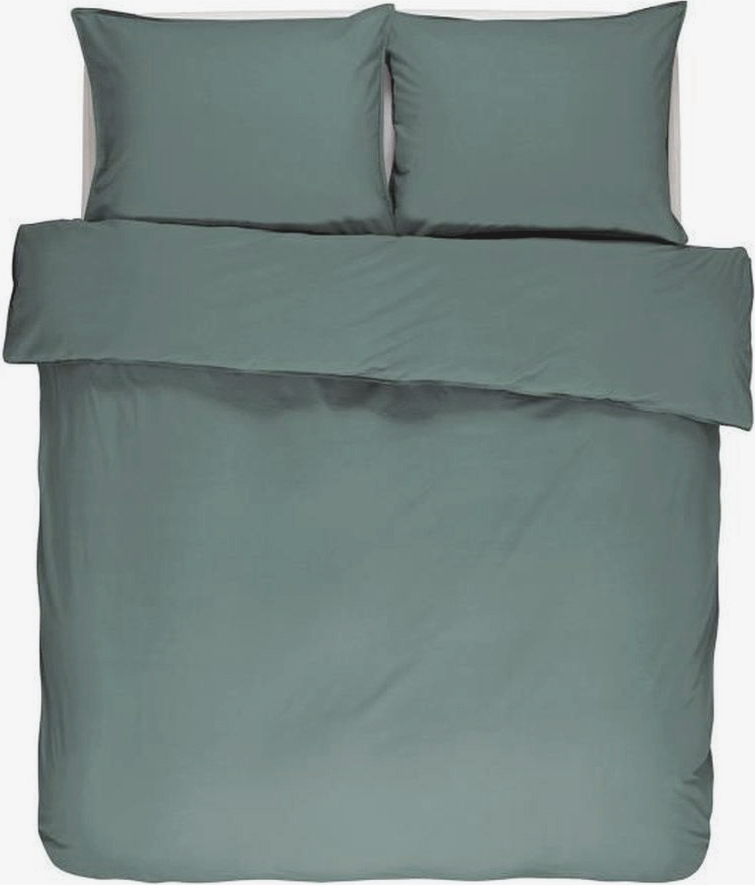 Pościel Guy 200 x 220 cm morska z 2 poszewkami na poduszki 60 x 70 cm zapięcie flap