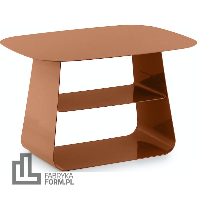 Stolik Stay niski rdzawy brąz