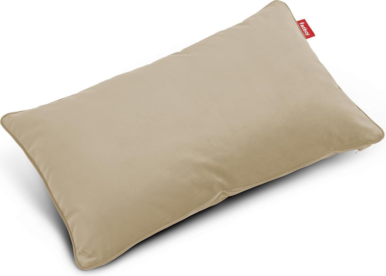 Poduszka dekoracyjna Velvet King beżowa z recyklingu