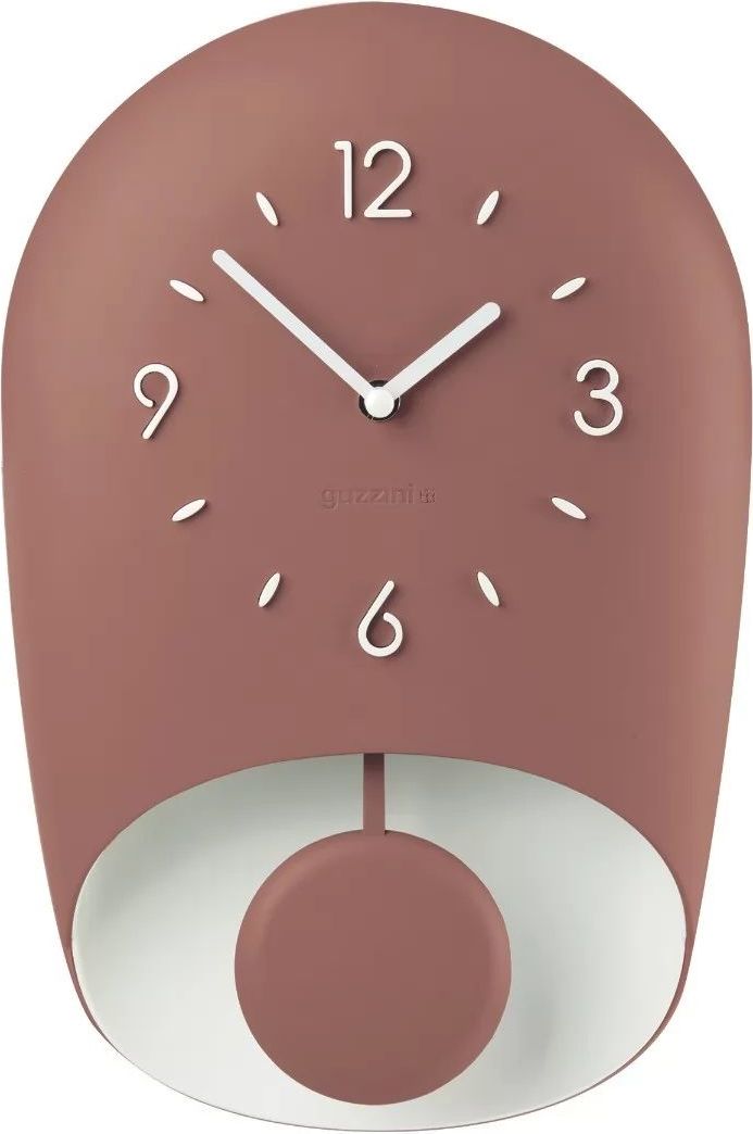 Zegar ścienny z wahadłem Home Bell ceglasty