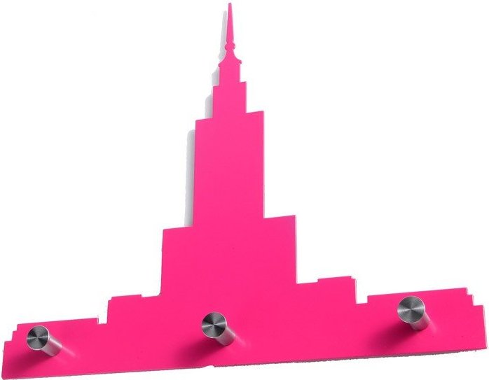 Wieszak potrójny Pałac różowy