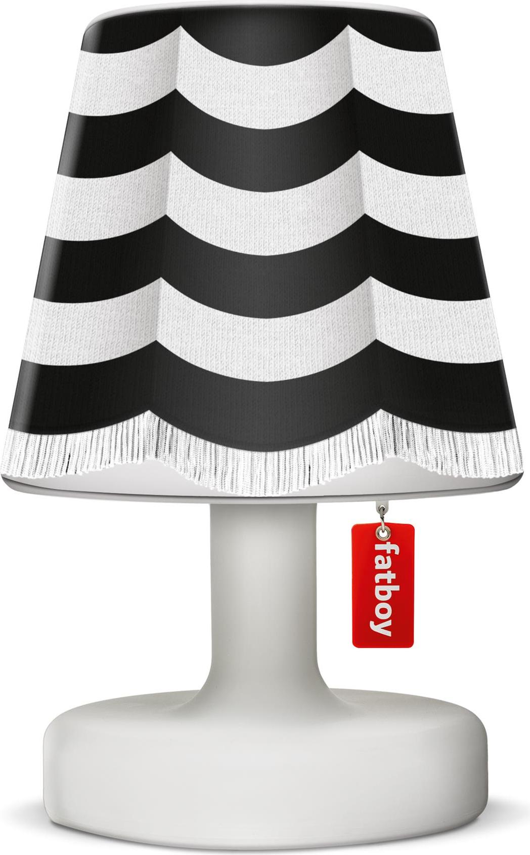 Abażur Cooper Cappie Stripe Curtain Black do lampy Edison The Petit
