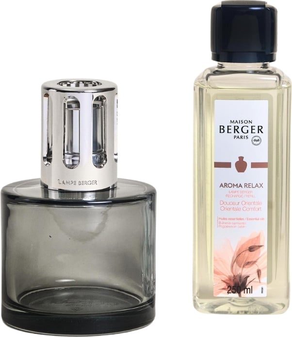 Lampa katalityczna Aroma szara z zapachem Relax