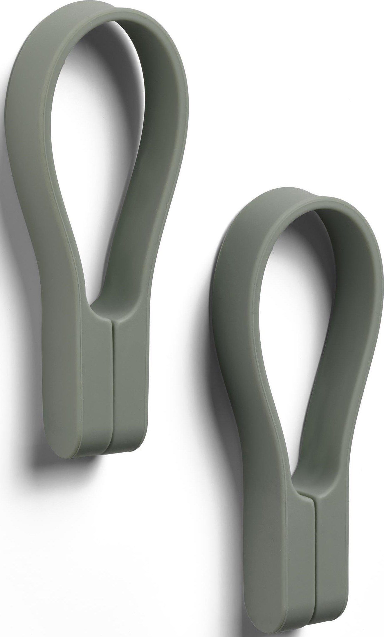 Zawieszki do haczyków ściennych Zone Denmark oliwkowe magnetyczne 2 szt.