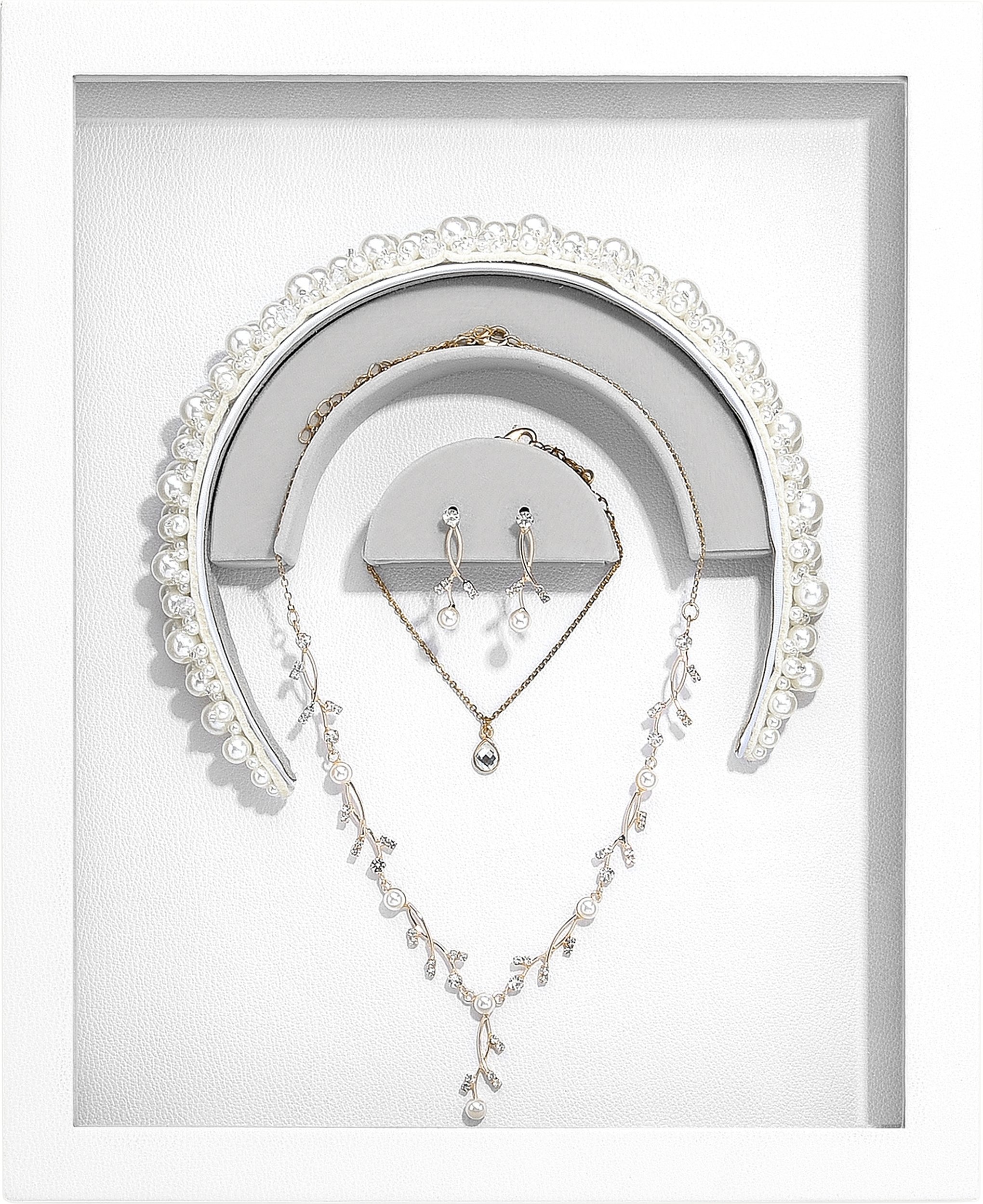 Ramka na biżuterię Stackers biała