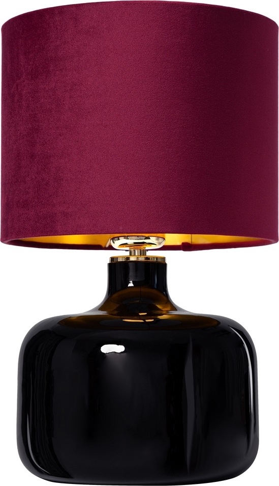 Lampa stołowa Lora bordowa