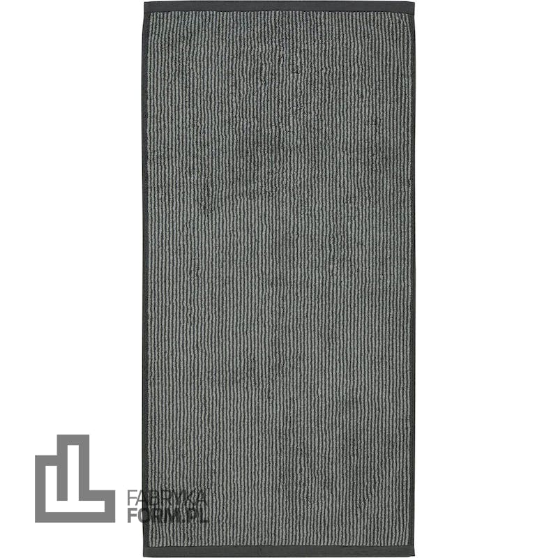 Ręcznik Timeless Tone Stripe 70 x 140 cm antracytowo-srebrny