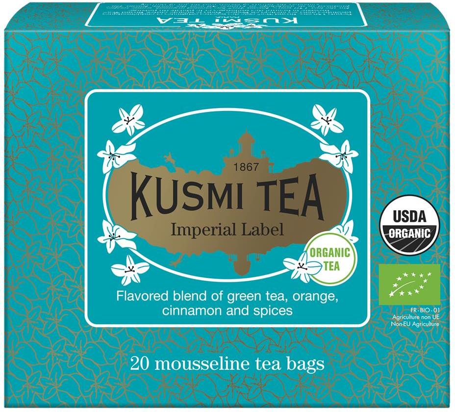 Herbata zielona Imperial Label w torebkach muślinowych 20 szt.