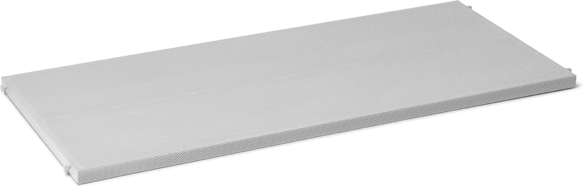 Półka perforowana do regału Punctual 90 cm jasnoszara