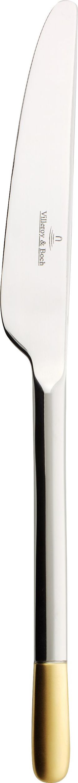 Nóż stołowy Ella Partially Gold Plated