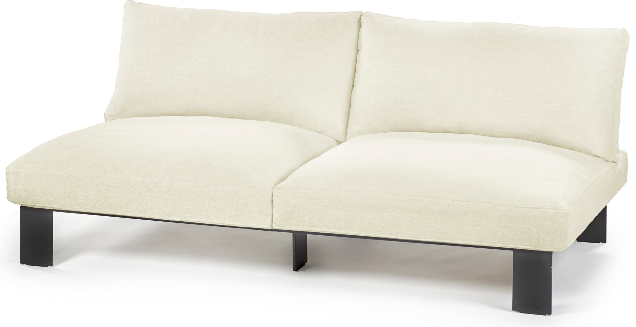 Sofa modułowa dwuosobowa Serax 182 cm biała