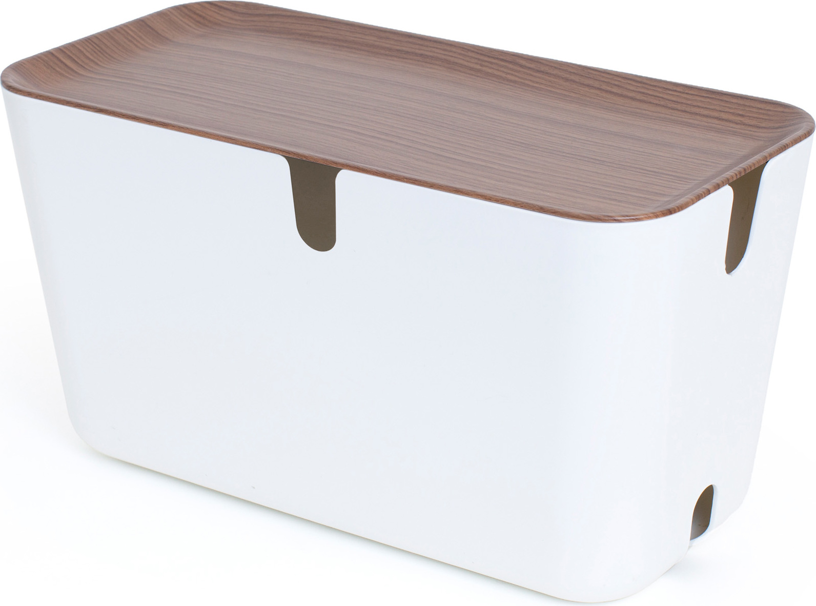 Pojemnik na kable Hideaway XXL w kolorze drewna