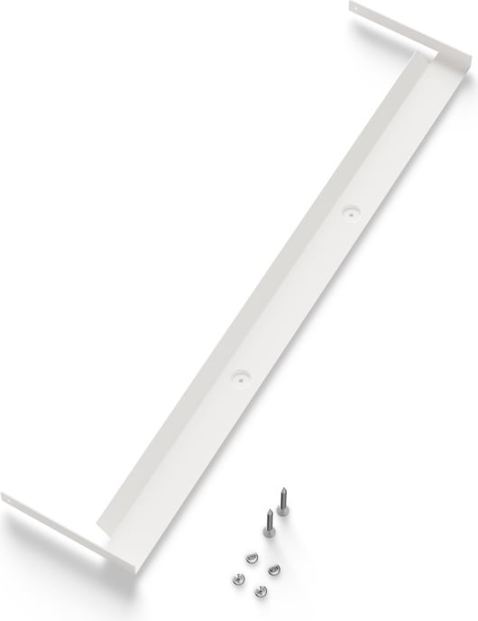 Wspornik montażowy do szafki wiszącej ze śrubami New Works biały 7 el.