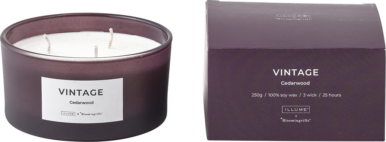 Świeca zapachowa Illume Vintage Cedarwood 6 cm