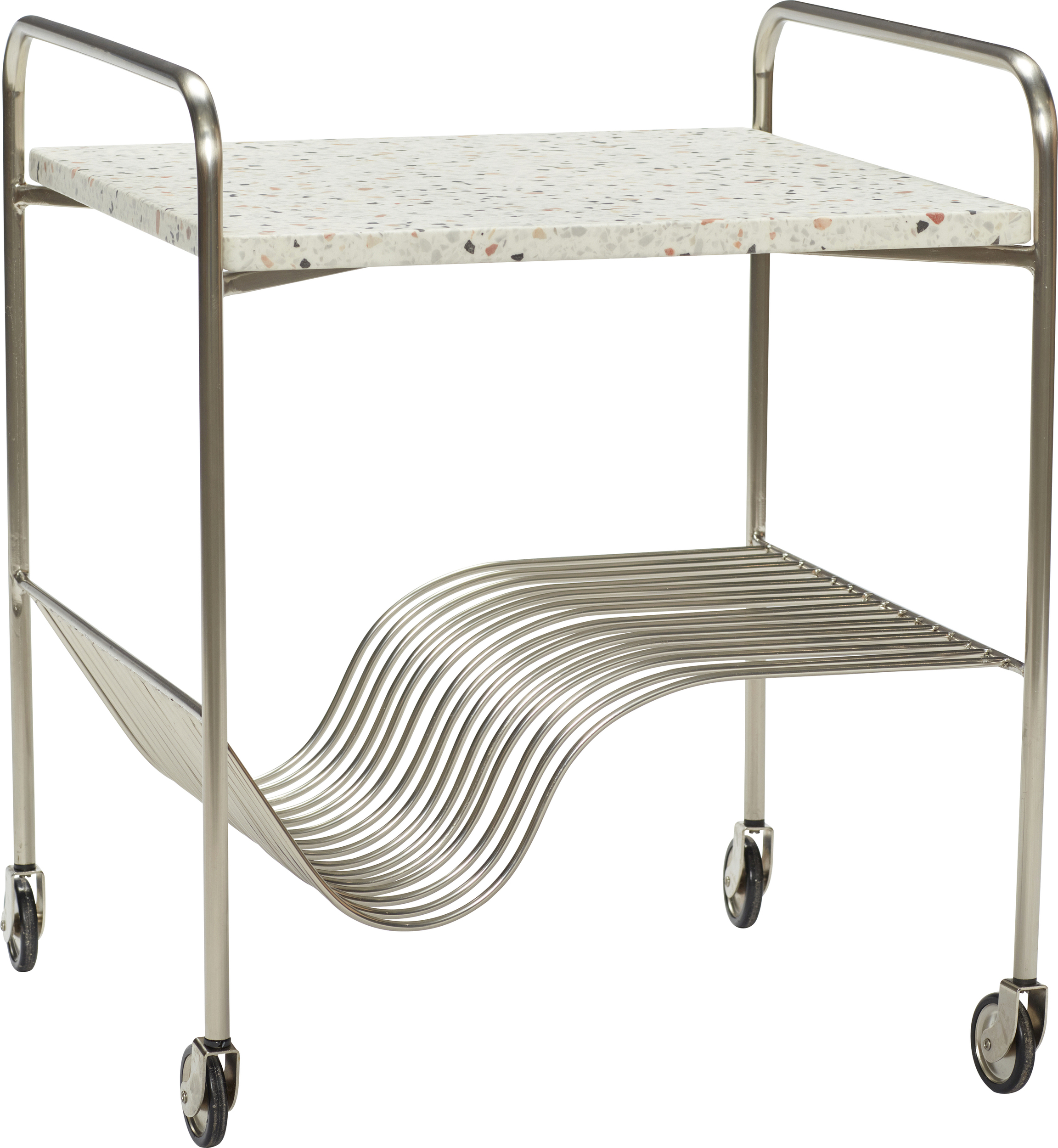 Stolik Hübsch 50 cm na kółkach