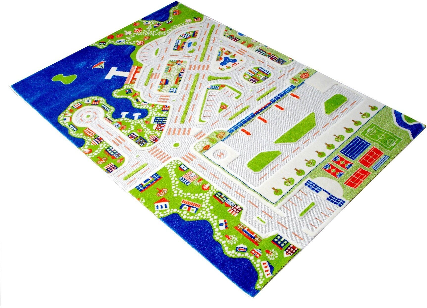 Dywan Miasto Portowe 3D 150 x 220 cm