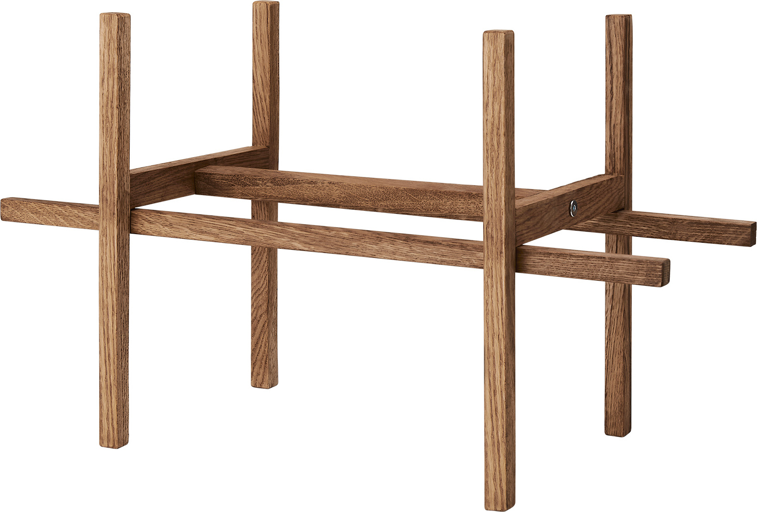 Stojak StandWIDE ciemny dąb do doniczki samonawadniającej GrowWIDE