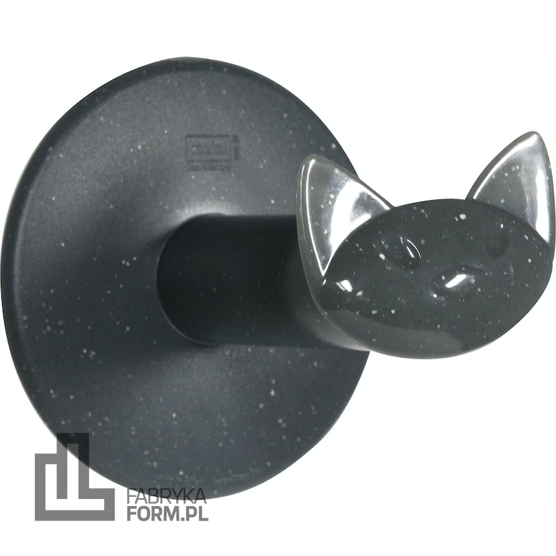 Uchwyt na papier toaletowy Miaou Recycled szary